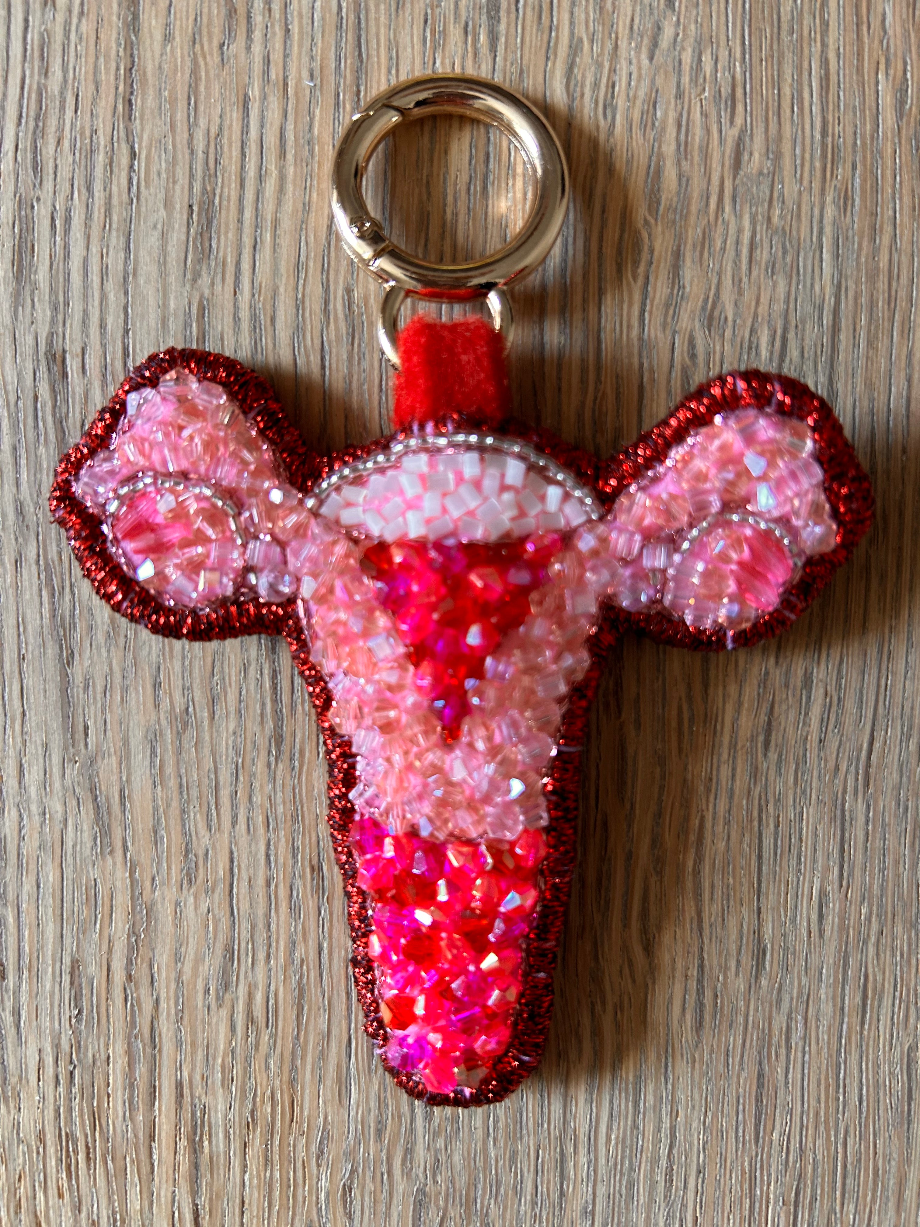 Moonchild Copenhagen nøglering, uterus 9 cm