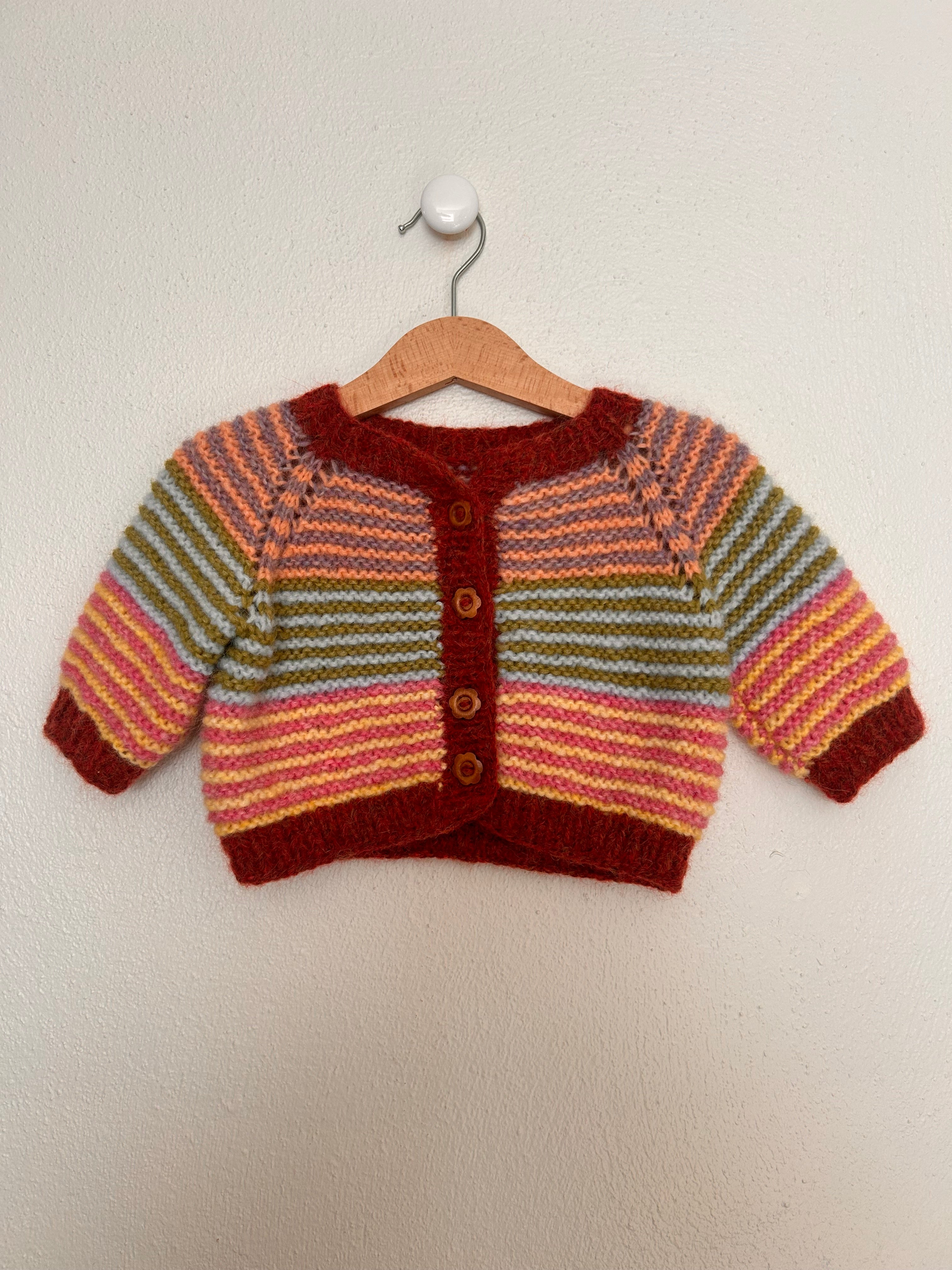 House of Lenschau langærmet børnecardigan 12-18 M