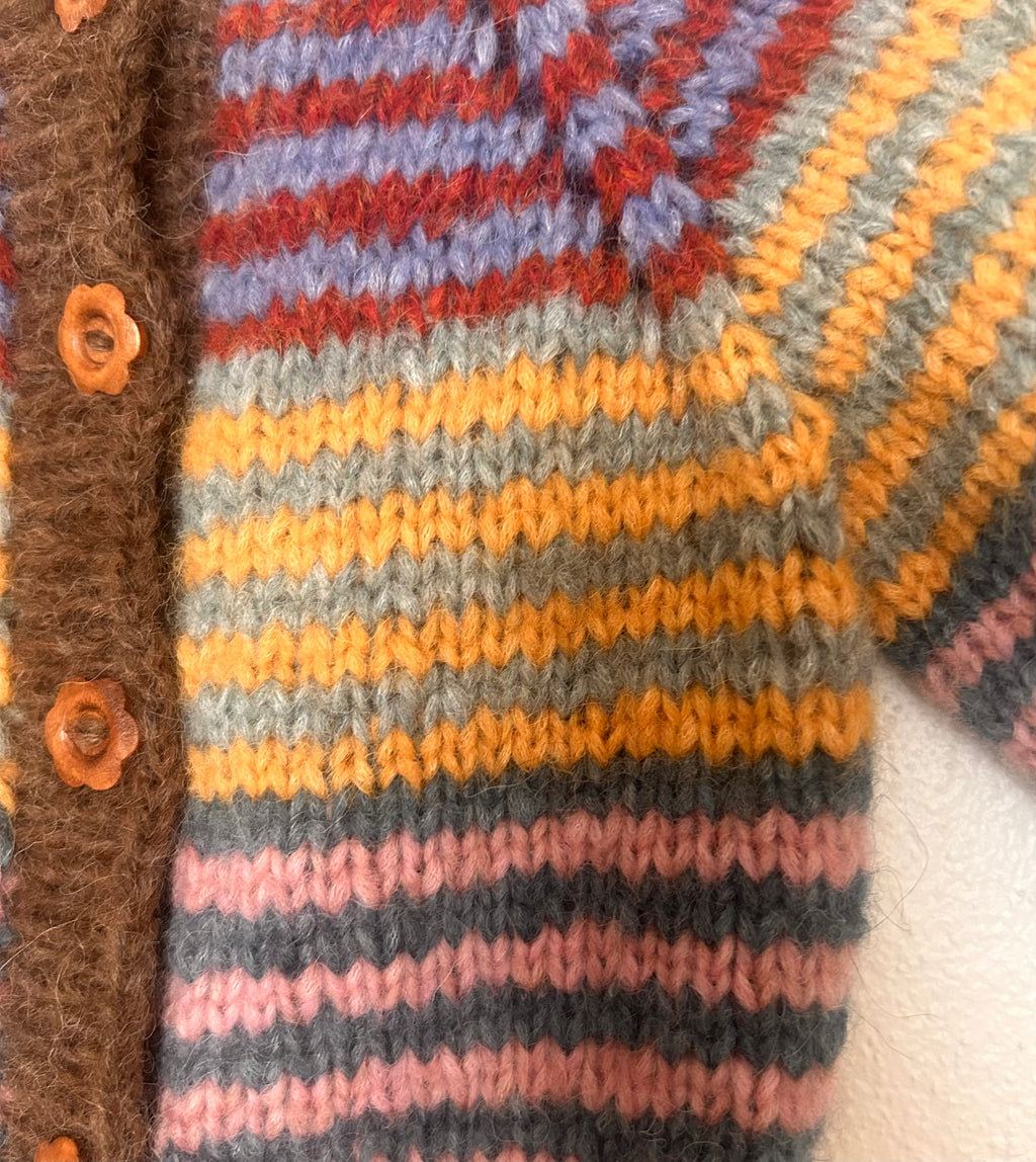 House of Lenschau langærmet børnecardigan 0-3 M
