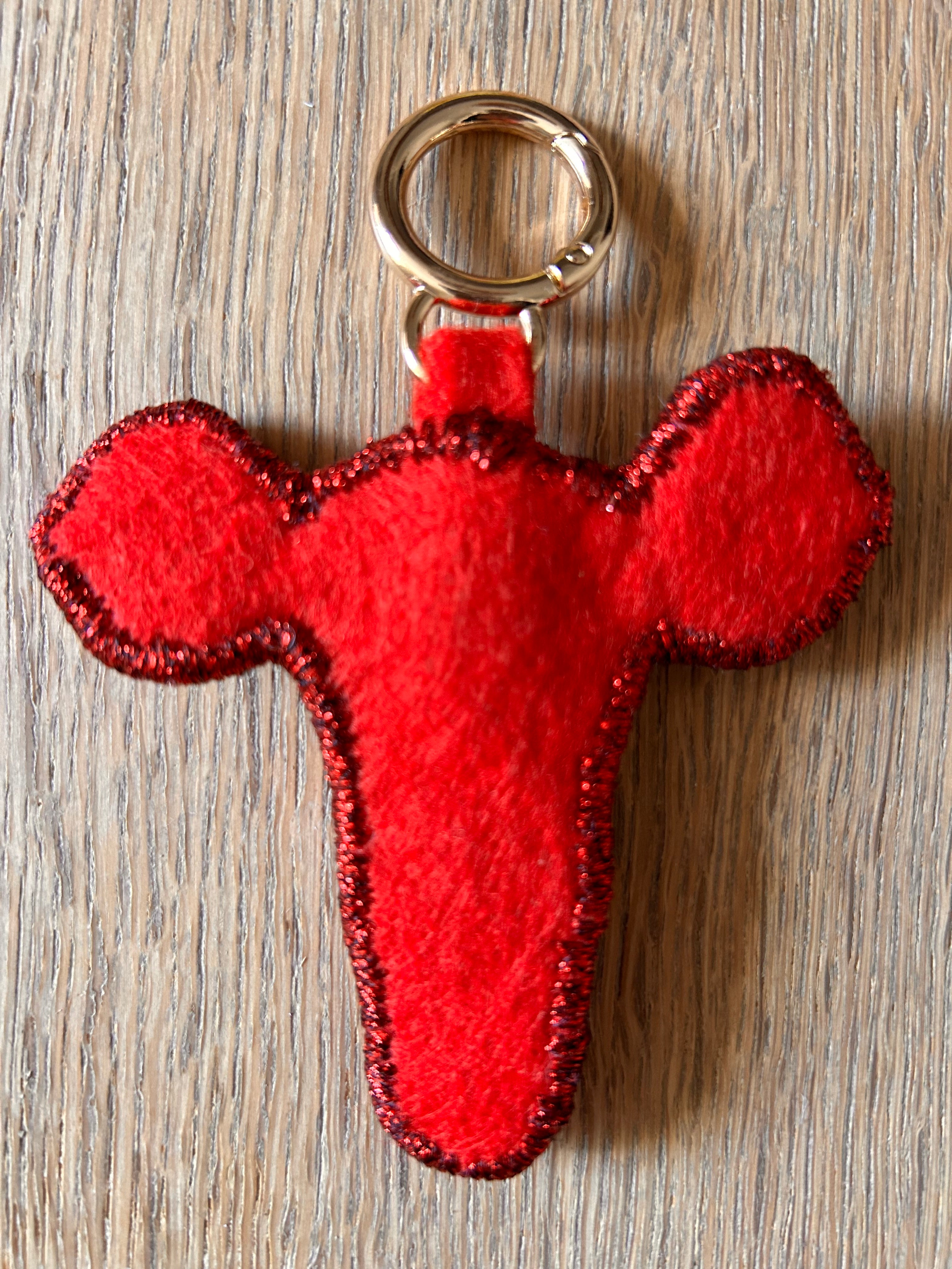 Moonchild Copenhagen nøglering, uterus 9 cm