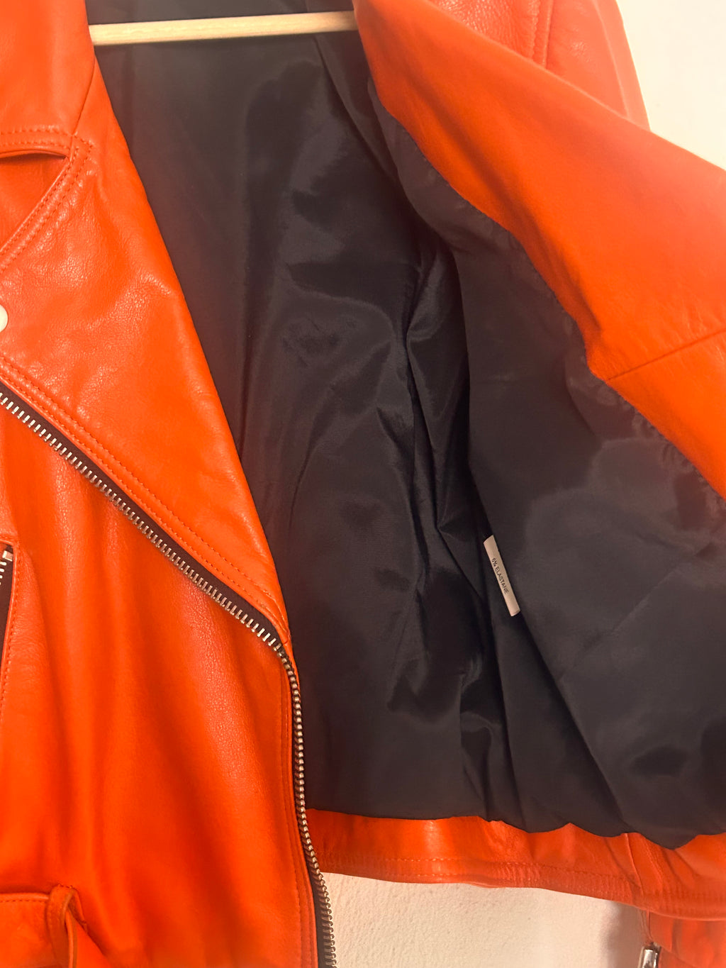 Mads Nørgaard biker jakke orange