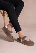 Sneakerina med velcrolukning: Brun