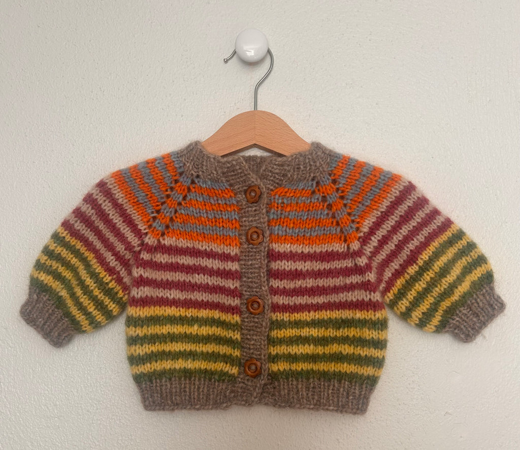 House of Lenschau langærmet børnecardigan 0-3 M