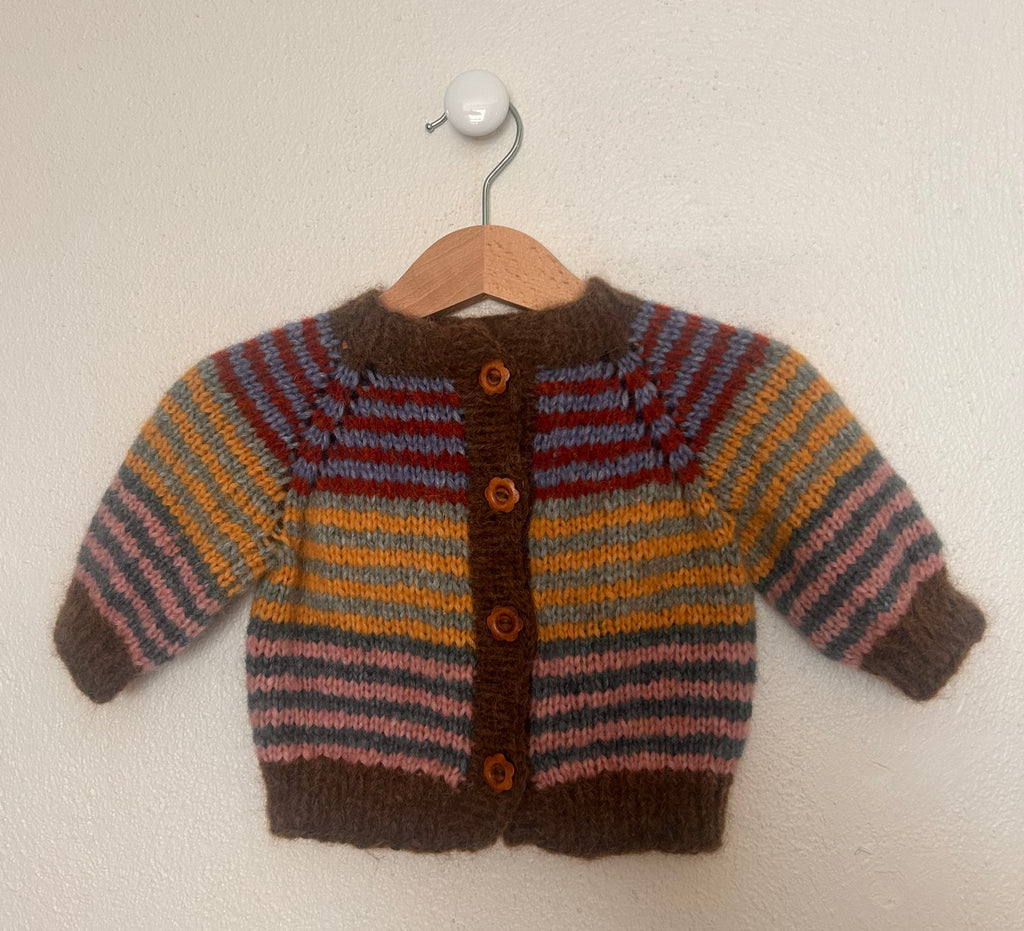 House of Lenschau langærmet børnecardigan 0-3 M