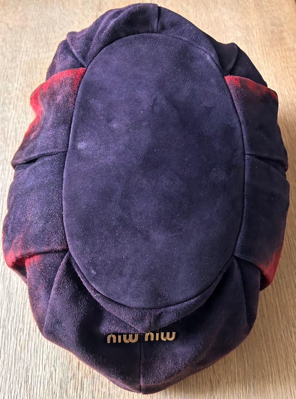 MIU MIU suede taske fra 00’erne