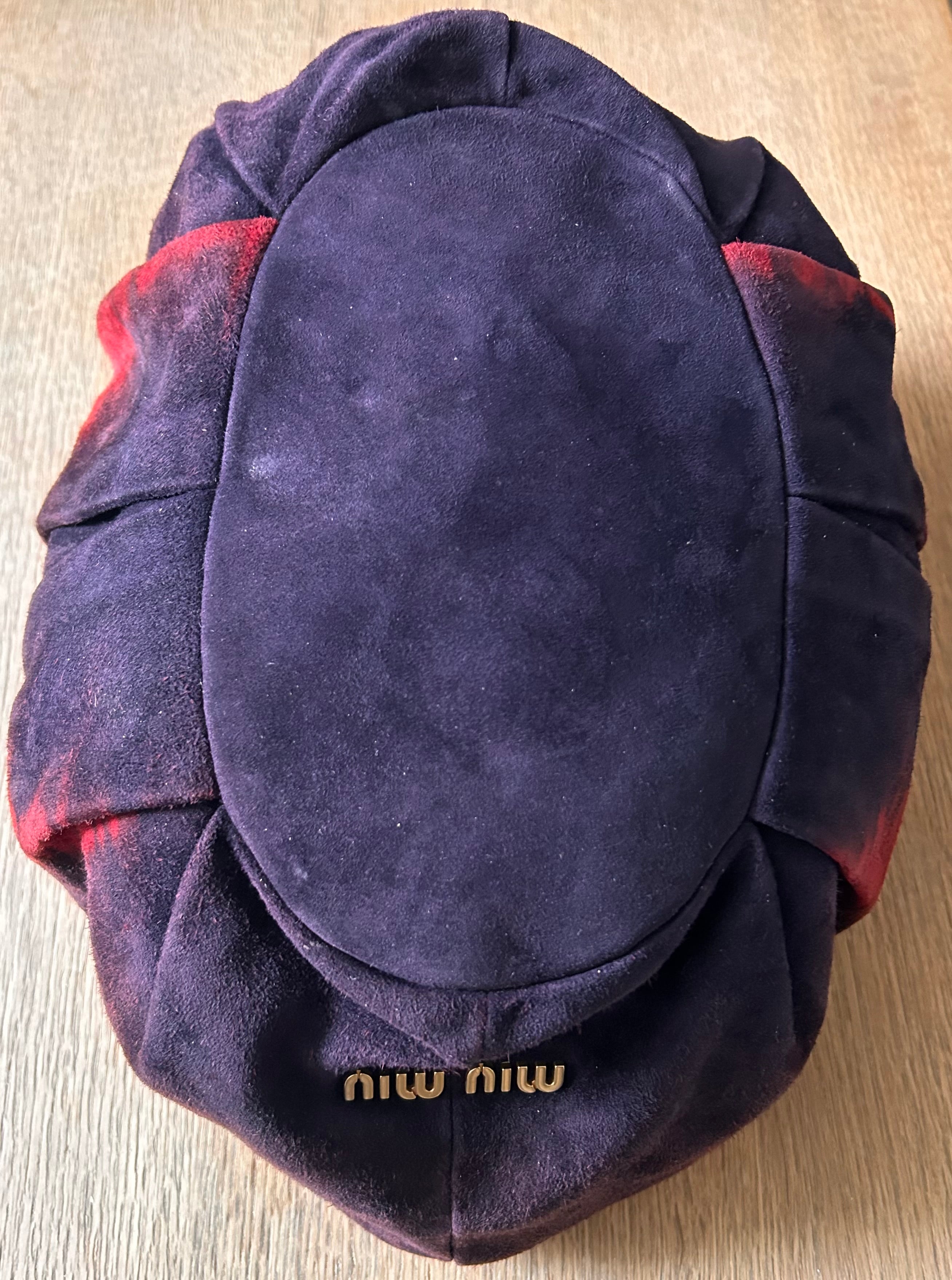MIU MIU suede taske fra 00’erne