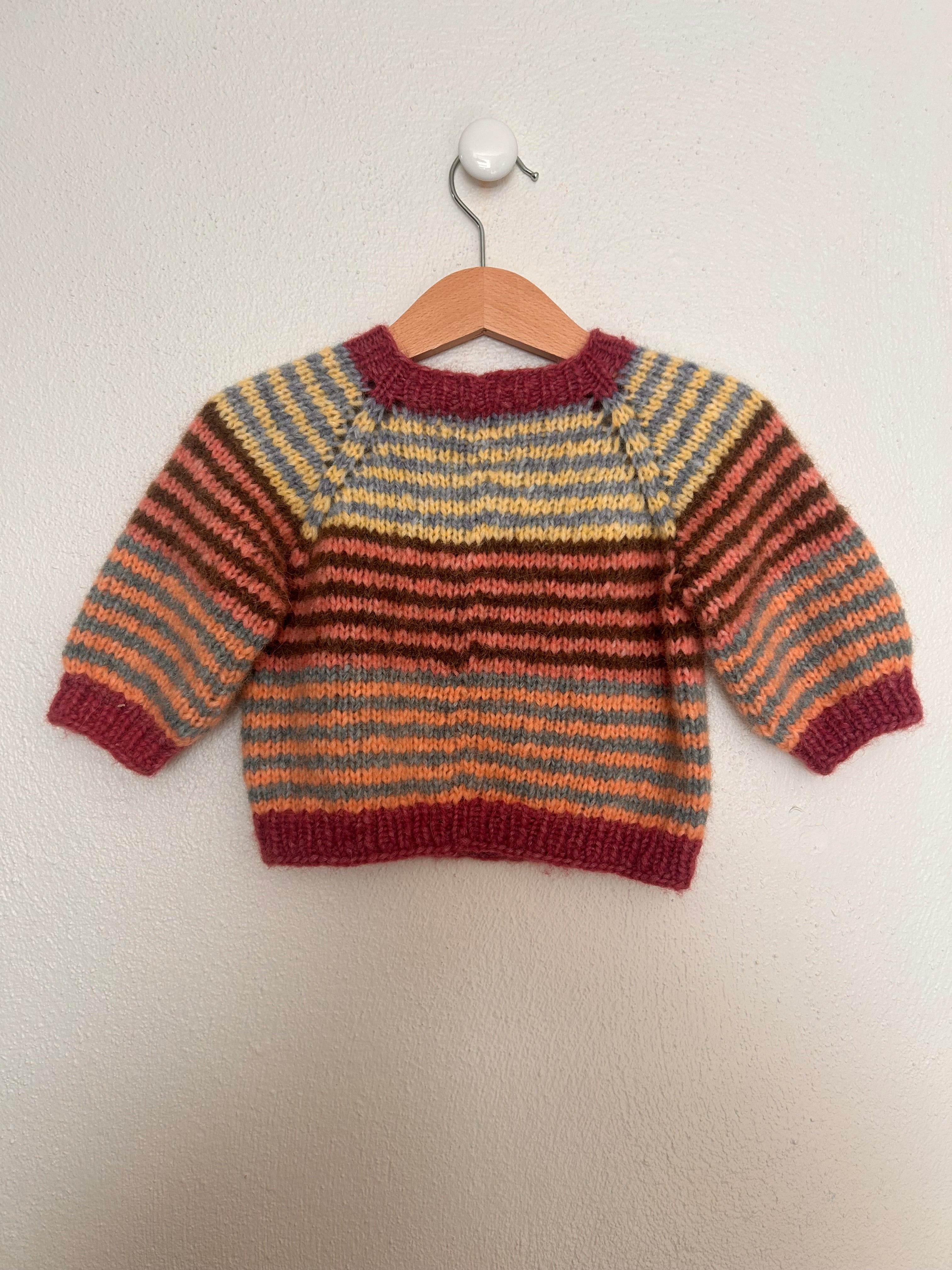 House of Lenschau langærmet børnesweater 0-3 M