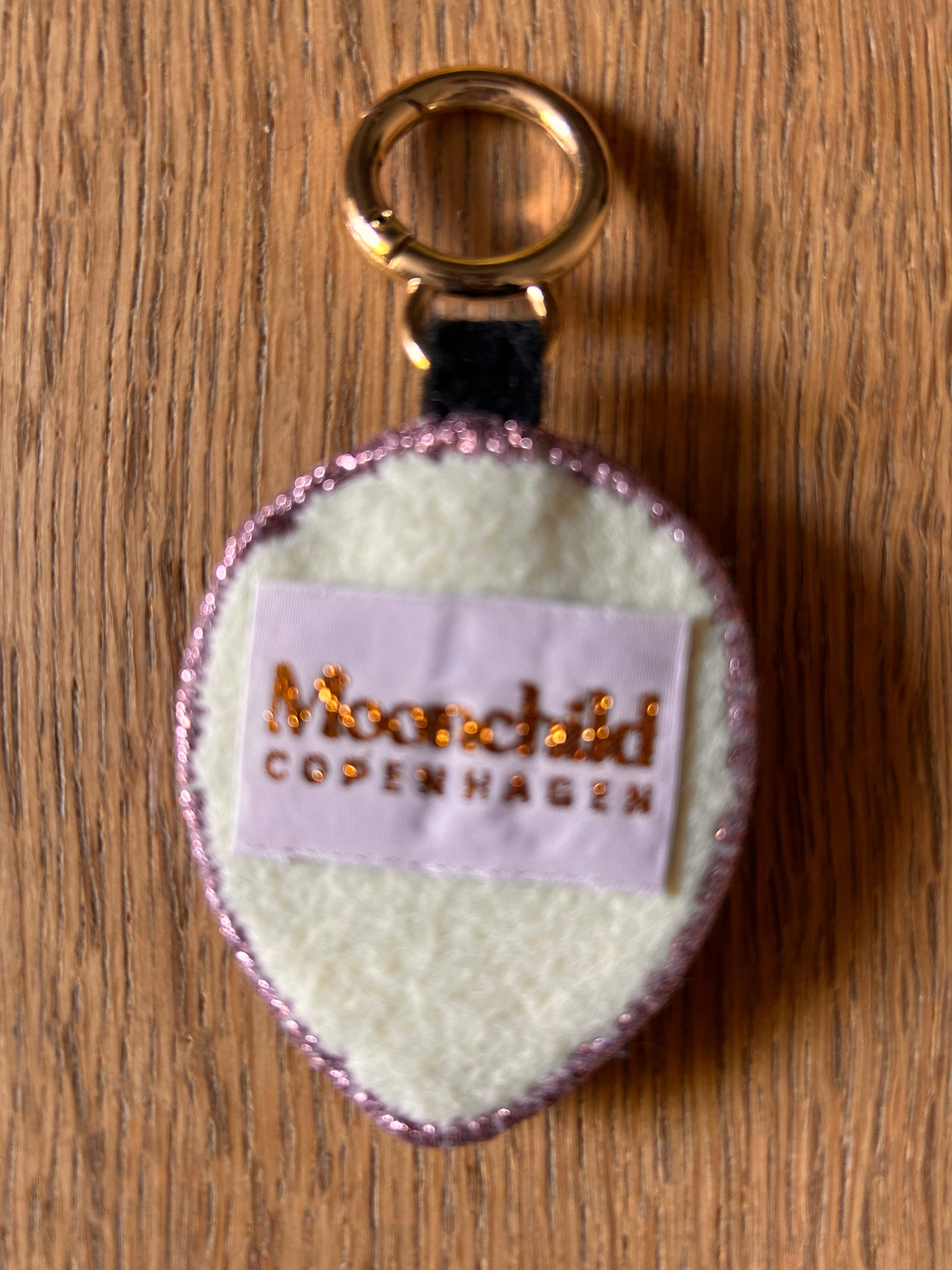 Moonchild Copenhagen nøglering, lilla alien, 7 cm