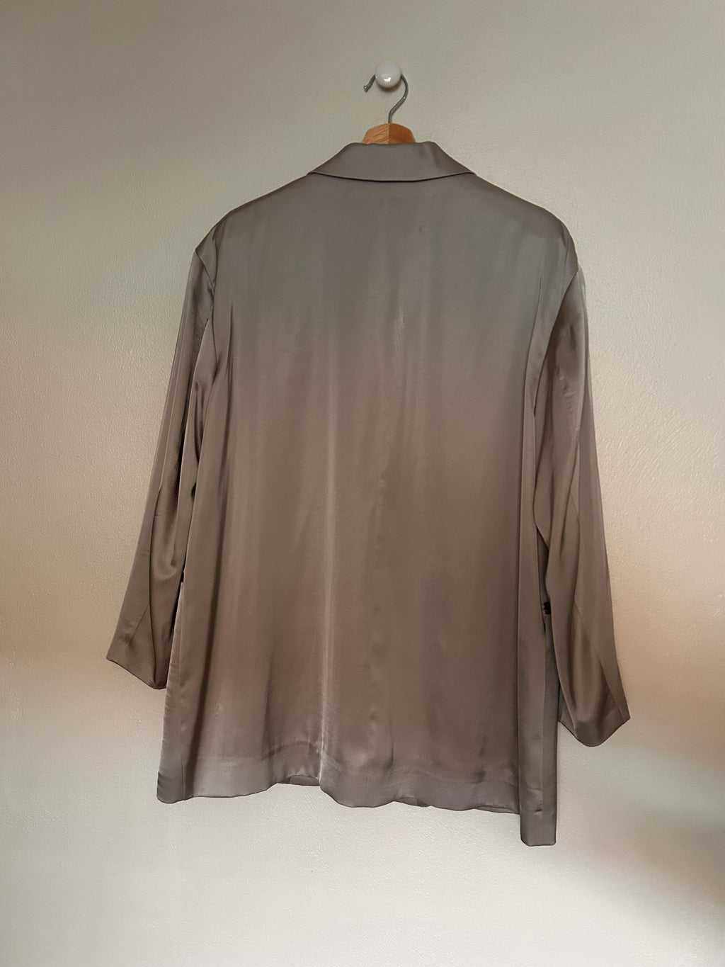H&M satin blazer loose fit