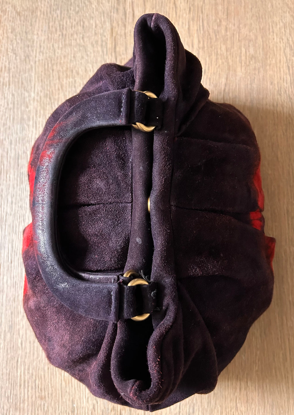 MIU MIU suede taske fra 00’erne