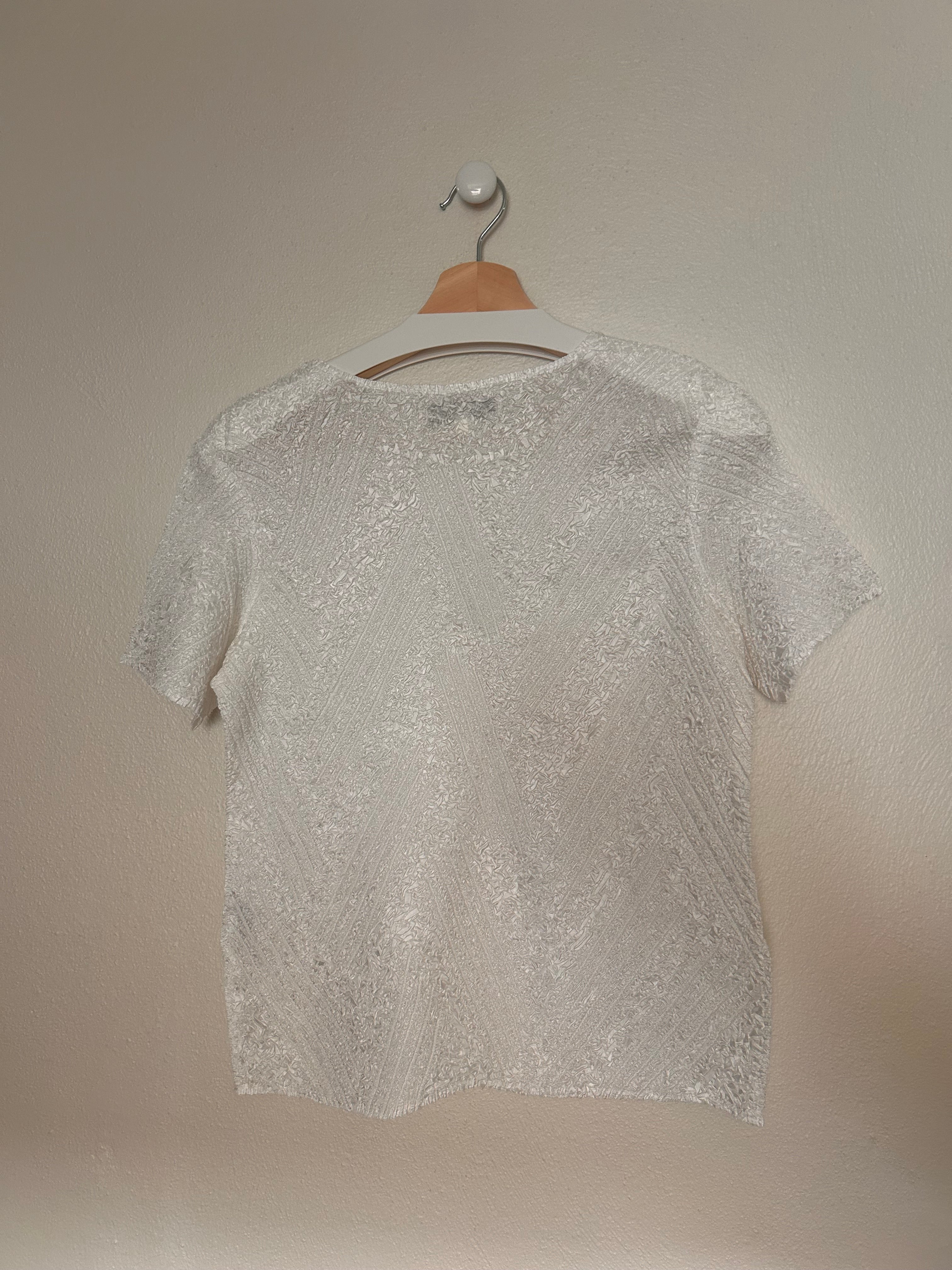Hvid T-shirt strækbar