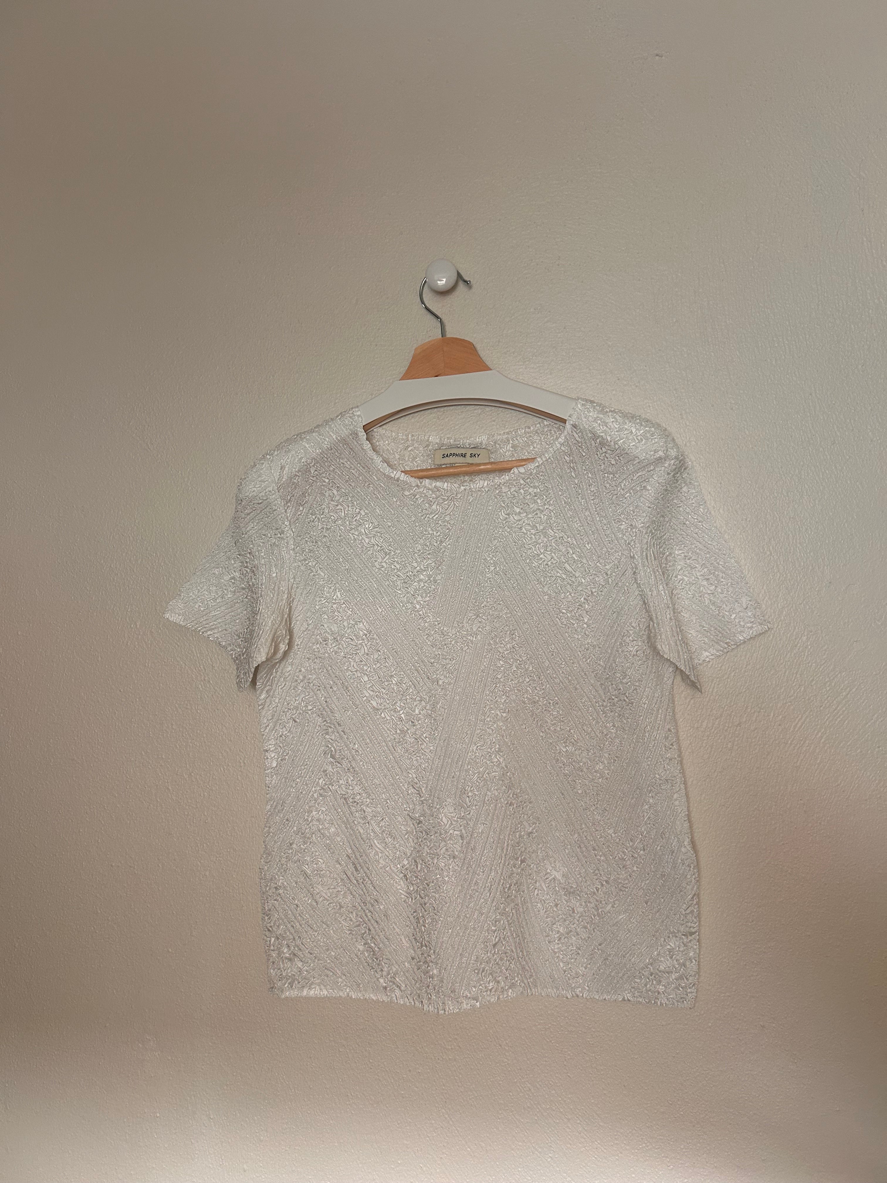 Hvid T-shirt strækbar