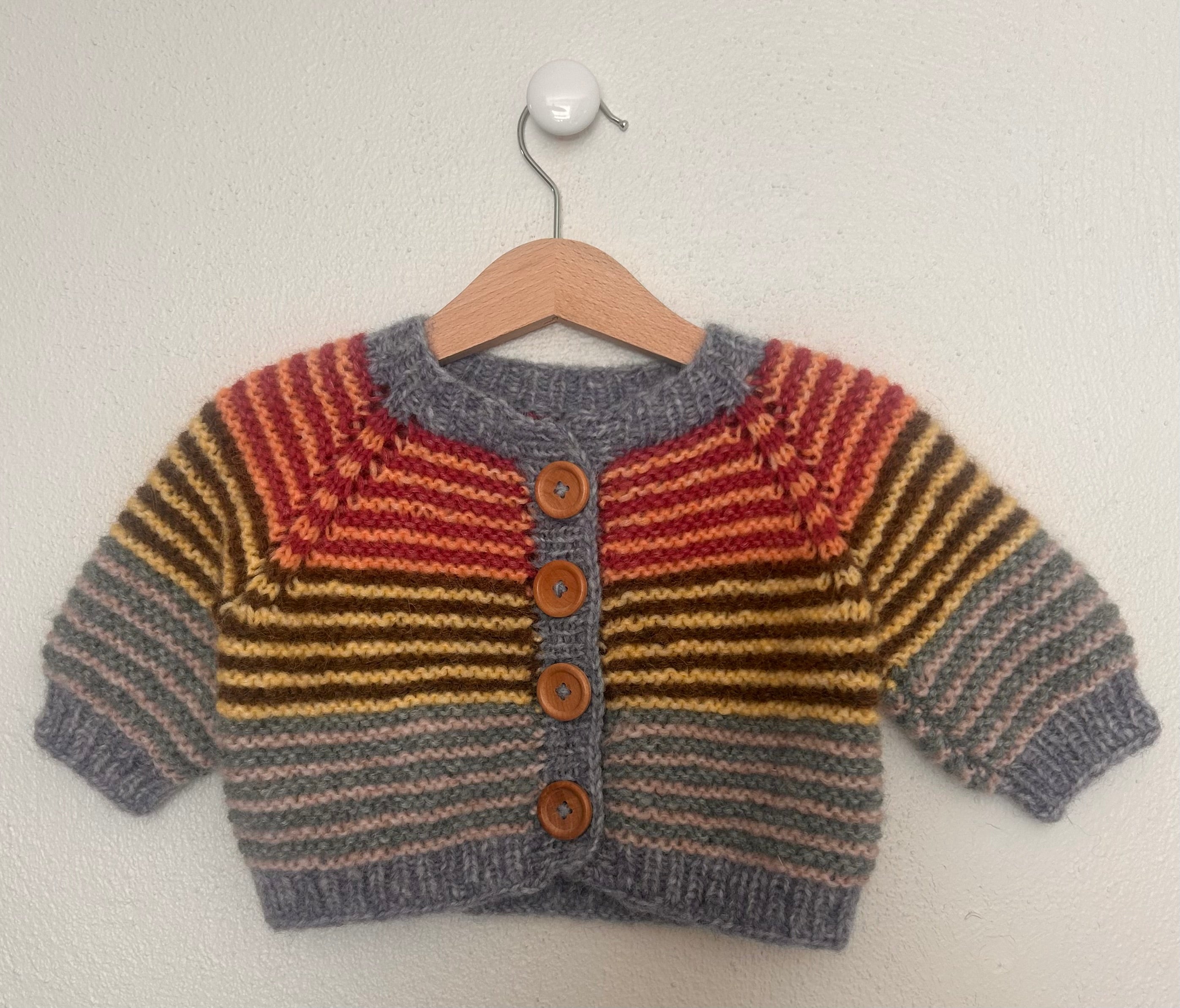 House of Lenschau langærmet børnecardigan 12-18 M